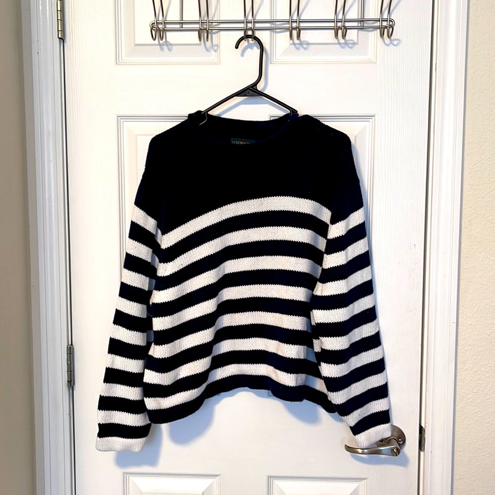 J. Crew Always navy striped sweater, perfect closet  staple piece.